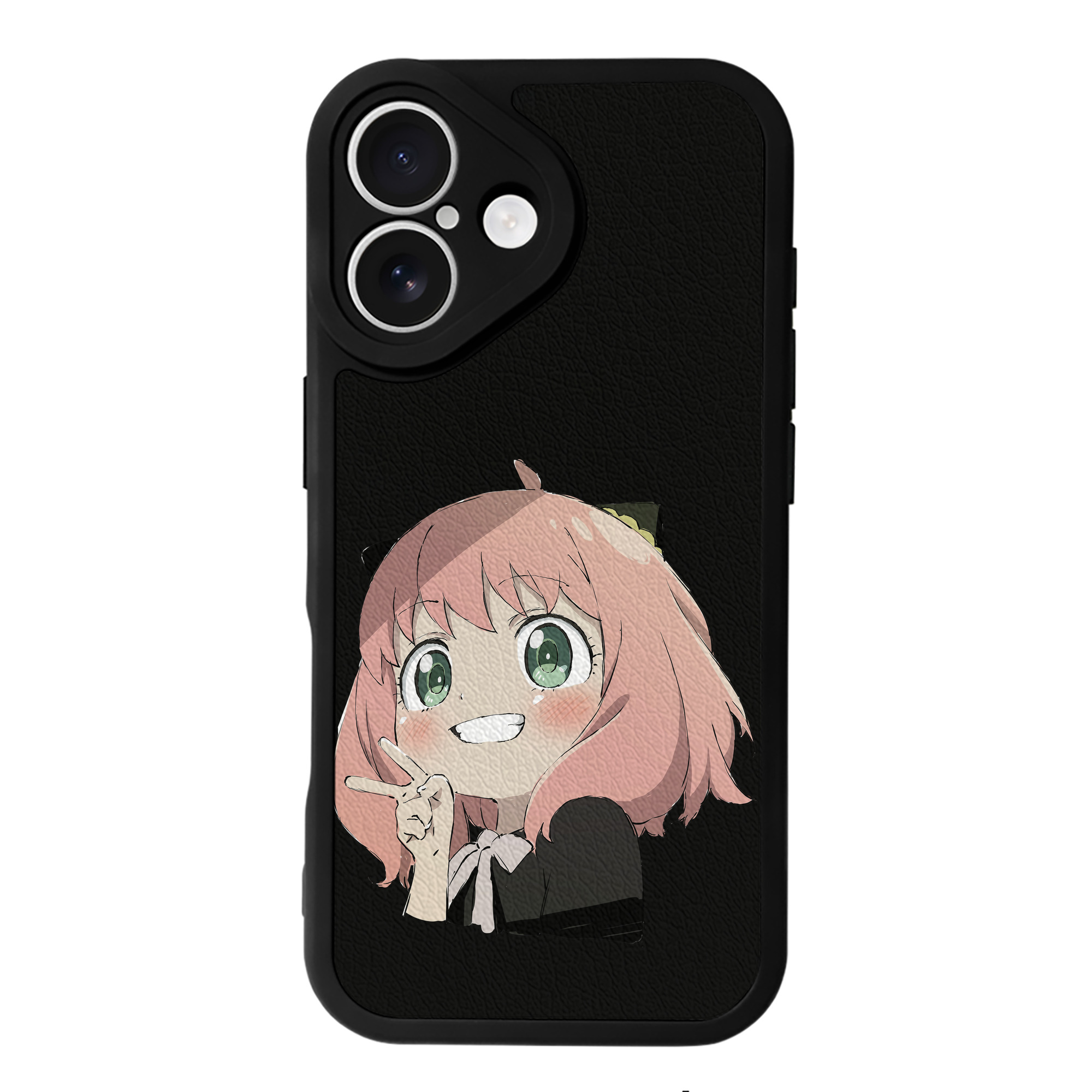 （画像用） SPY×FAMILY间谍家家酒 【iPhone 16シリーズ対応】シリコンスマホケース（レザー調） 材質：シリコン
